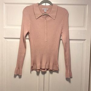 Sweet Bay Henley Sweater Orchid Pink XL